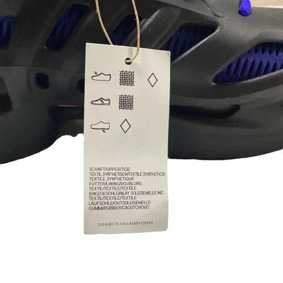 Adidas Sneakers Men 9 Black Blue AdiFom ClimaCool J Running Lace Up Shoes NEW main image 8